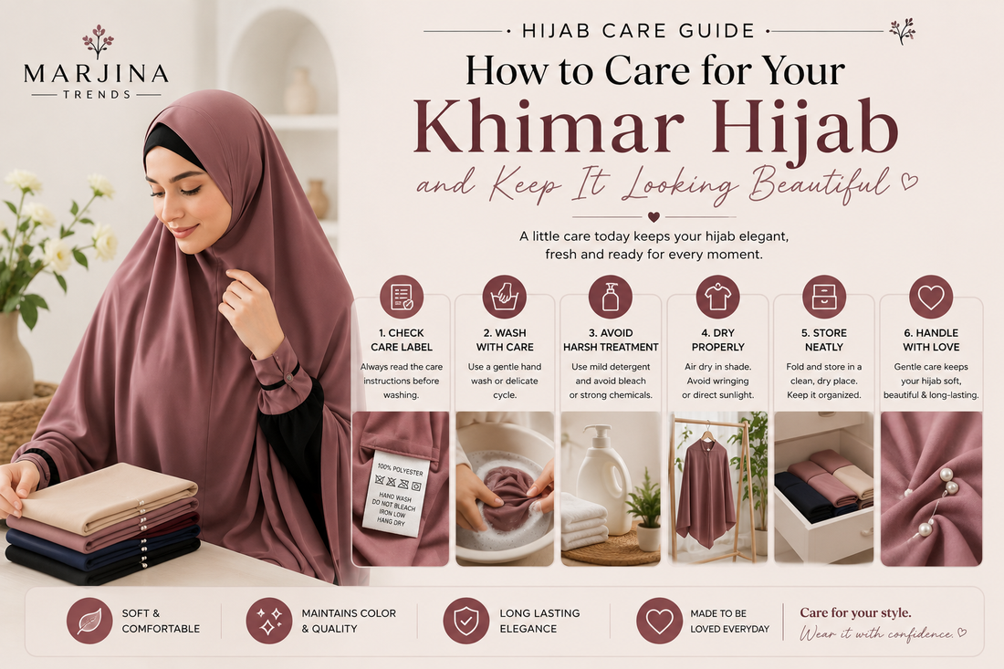 How to Care for Your Khimar Hijab and Keep It Looking Beautiful